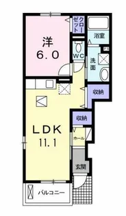 フレッサ・メゾン【1階】の間取り