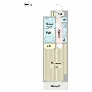 プロシード新栄【6階】の間取り