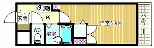 リーベハイツ青山【1階】の間取り