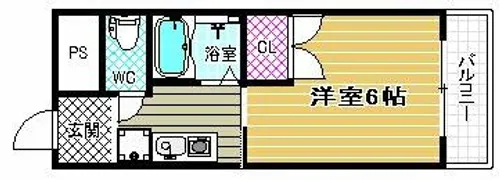 コートハウス中野【3階】の間取り