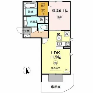 Felice Casa【1階】の間取り