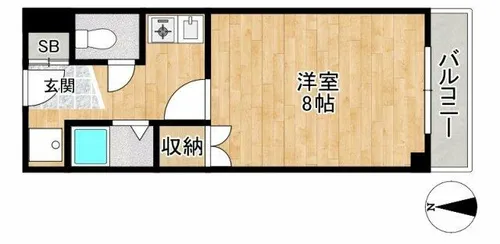 大阪府箕面市西小路3丁目【マンション】の間取り