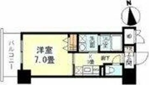 CASA京橋【2階】の間取り