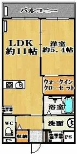 WILLⅡ【2階】の間取り