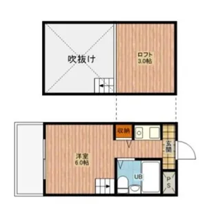 グランドムール都島【6階】の間取り