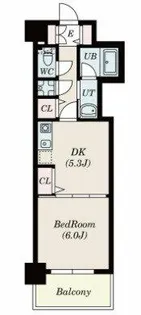 クリーデンス福島【5階】の間取り