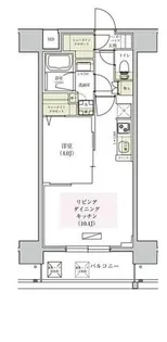 アーバネックス東梅田【10階】の間取り