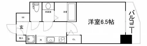 大阪府大阪市中央区内久宝寺町3丁目【マンション】の間取り