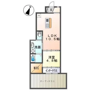 サンタ・アナ【1階】の間取り