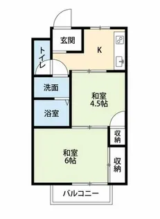 フォレスト神明 B【101号室】の間取り