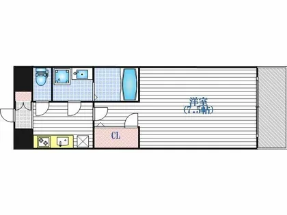 S-RESIDENCE福島Grande【4階】の間取り