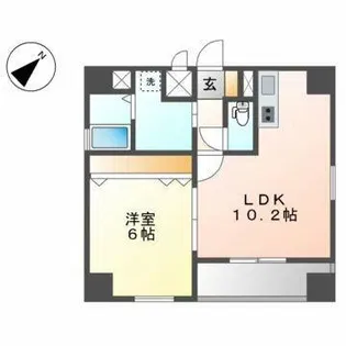 YOSHINO SQUARE【9階】の間取り