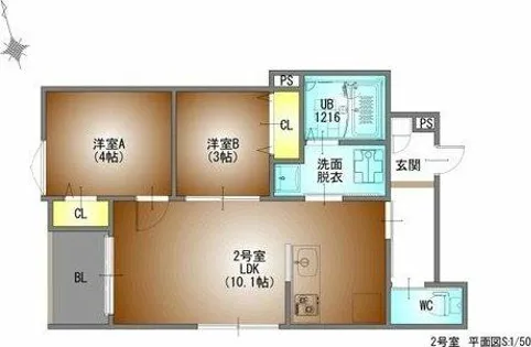 REGALEST PRIME【2階】の間取り