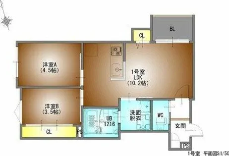 REGALEST PRIME【1階】の間取り