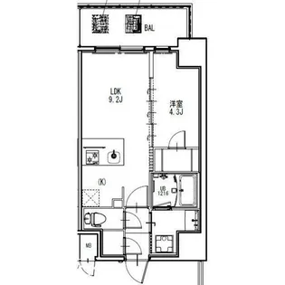S-RESIDENCE金山epure【4階】の間取り
