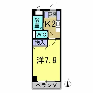 メゾンサカエ【5B号室】の間取り