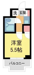 プレステージ石橋【3階】の間取り