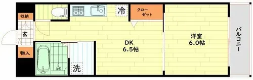 Mv. imp大阪塚本【5階】の間取り