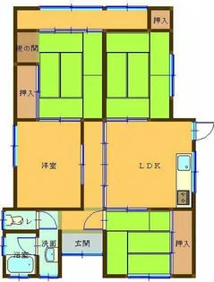 和歌山県和歌山市雑賀崎【一戸建】の間取り