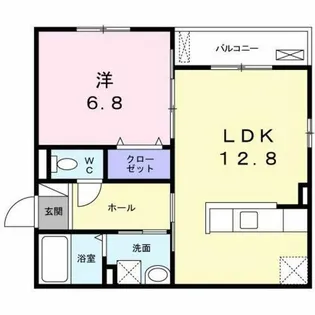 エスポワール【2階】の間取り