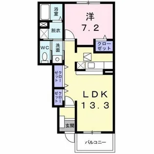 ノース・フィールド【1階】の間取り