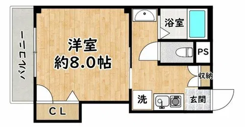 グレースハイツ西宮【2階】の間取り