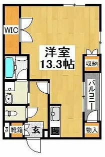 プレベール【1階】の間取り