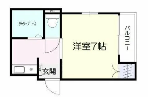 N-CUBE TARUYAMACHI【7階】の間取り