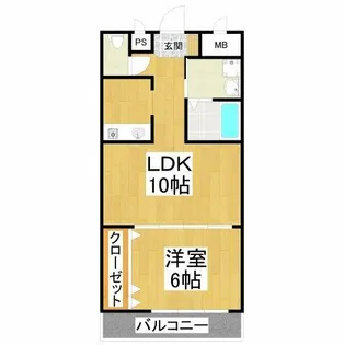 セカンドパレス【1階】の間取り