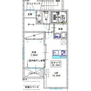 レボルタアツタ【1階】の間取り