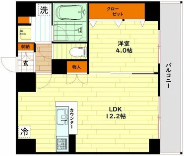 ベル ステラ【5階】の間取り