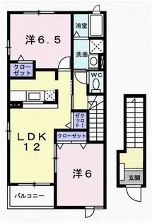 ベル アンジュⅠ【2階】の間取り