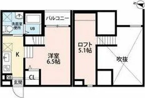 ココマンション【2階】の間取り