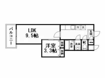 堺町センタービル【12階】の間取り