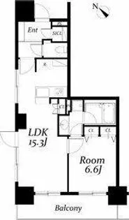 ロイヤルパークス千種【13階】の間取り