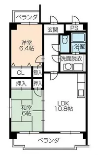 サンヴィレッテ【3階】の間取り