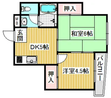 恵光ビル【201号室】の間取り