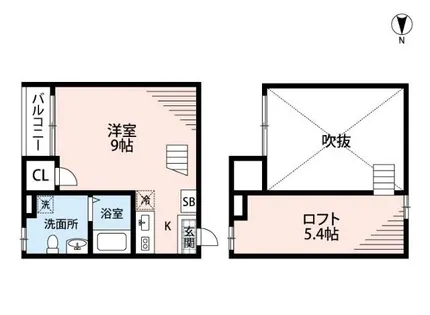 ピストハッタ【1階】の間取り