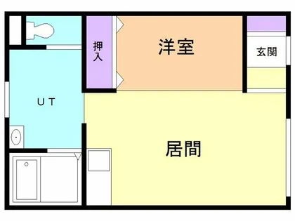 メゾンシエナⅡ【101号室】の間取り