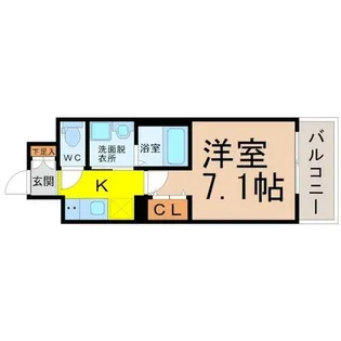 カンピオーネ御器所通【11階】の間取り