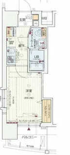 LUXE難波EAST【14階】の間取り