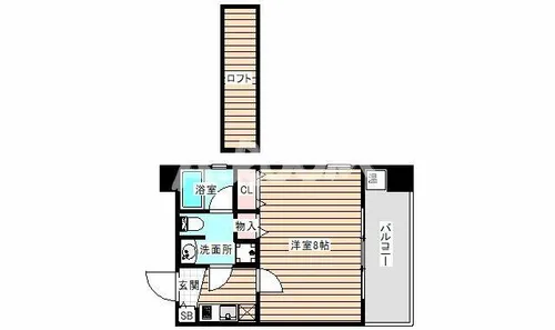 プロスペクト中之島【14階】の間取り