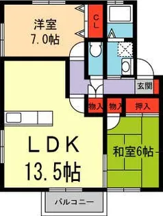 エクセルクシロ【2階】の間取り