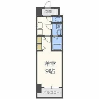 スプランディッド淀屋橋DUE【3階】の間取り