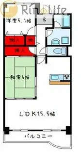 グランリジェール【4階】の間取り