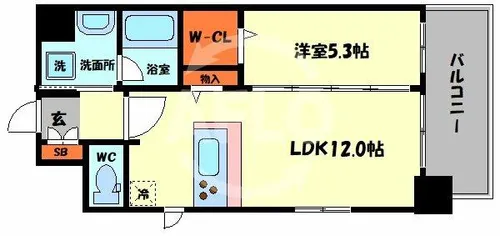 GRAND ECLAT【3階】の間取り