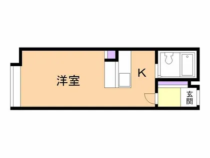 ゴールデンハイツA【204号室】の間取り