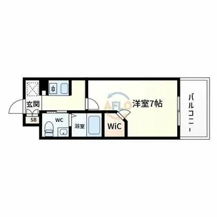 アービングNeo平野駅前【4階】の間取り