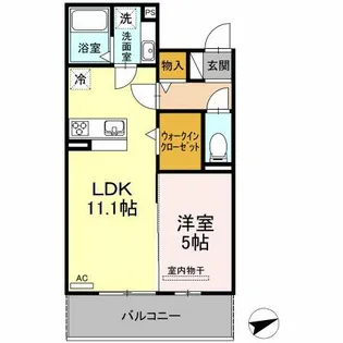 グランジット エヌ【203号室】の間取り