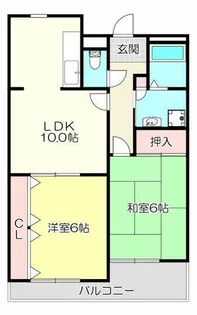 エスペランサ41【6階】の間取り